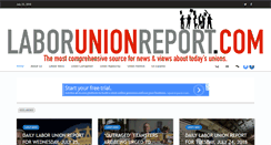 Desktop Screenshot of laborunionreport.com